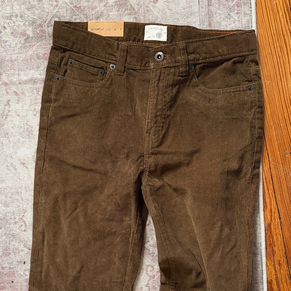 Boys j crew Brown Corduroy Pants
